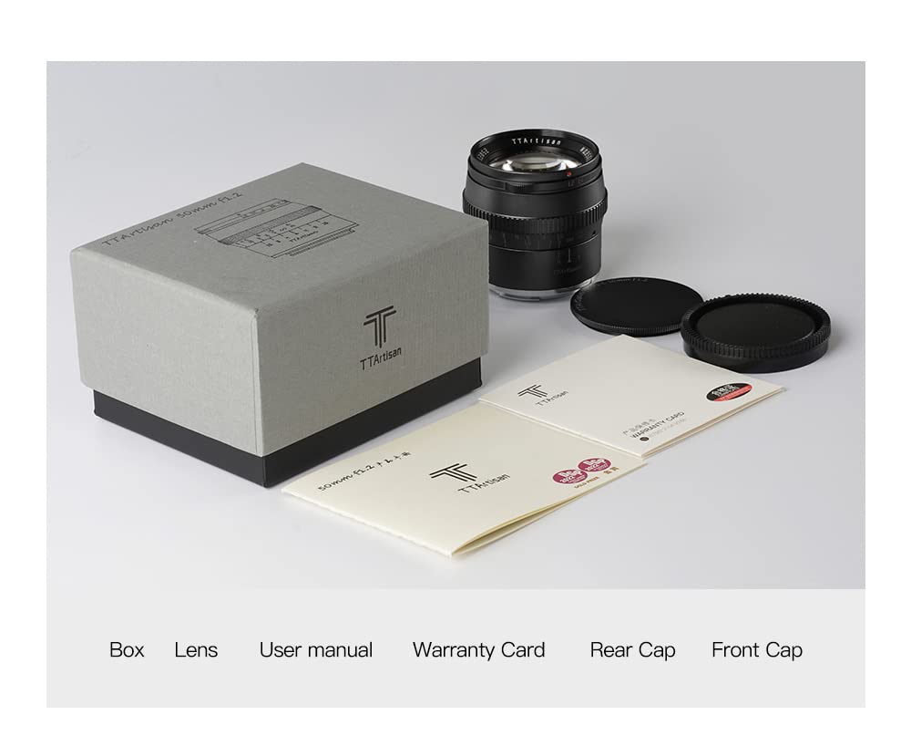 Ttartisan 50Mm F1.2 Aps C Large Aperture Manual Focus Lens For Canon Rf Mount Like R7 Aps C Model: R10 Eos R Rp R5 R6